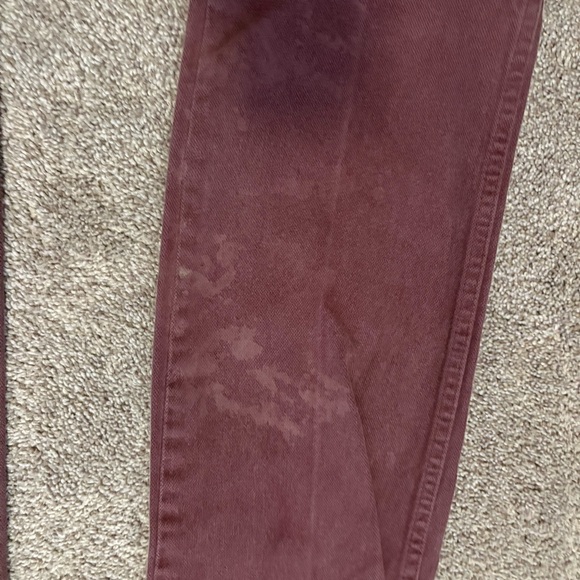 80s Vintage Wrangler High Rise Burgundy Denim Jeans | Made in USA 32/30 waist - Picture 9 of 12